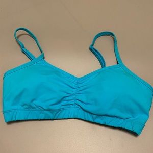 “Handful” Turquoise Sports Bra w/Movable Straps